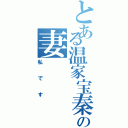 とある温家宝秦の妻（私です）