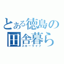 とある徳島の田舎暮らし（スローライフ）