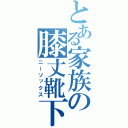 とある家族の膝丈靴下（ニーソックス）