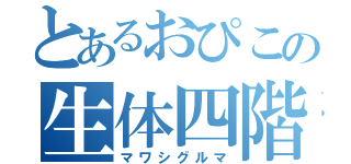 とあるおぴこの生体四階（マワシグルマ）