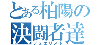 とある柏陽の決闘者達（デュエリスト）