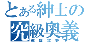 とある紳士の究級奧義（傲嬌攻勢）