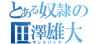 とある奴隷の田澤雄大（サンドバッグ）