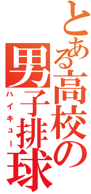 とある高校の男子排球部（ハイキュー）