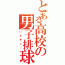 とある高校の男子排球部（ハイキュー）