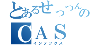 とあるせっつんのＣＡＳ（インデックス）