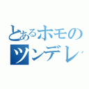 とあるホモのツンデレ野郎（）