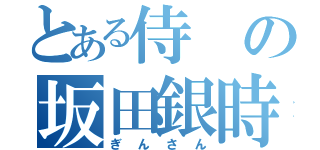 とある侍の坂田銀時（ぎんさん）