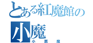 とある紅魔館の小魔（小悪魔）