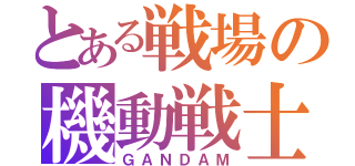 とある戦場の機動戦士（ＧＡＮＤＡＭ）