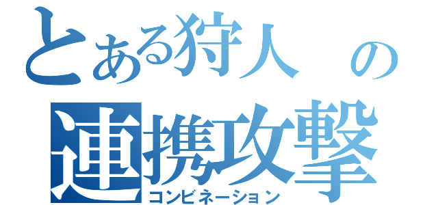 とある狩人　の連携攻撃（コンビネーション）