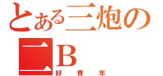 とある三炮の二Ｂ（好青年）