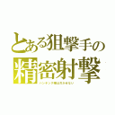 とある狙撃手の精密射撃（ハンチング帽は欠かせない）