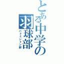 とある中学の羽球部（バドミントン部）