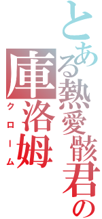 とある熱愛骸君の庫洛姆（クローム）