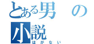 とある男の小説（はがない）