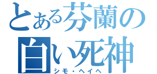 とある芬蘭の白い死神（シモ・ヘイヘ）