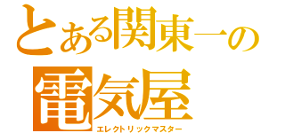 とある関東一の電気屋（エレクトリックマスター）