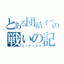 とある団結イベの戦いの記録（インデックス）