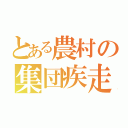 とある農村の集団疾走（）