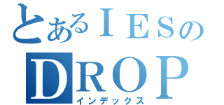 とあるＩＥＳのＤＲＯＰＩＴ（インデックス）