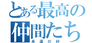 とある最高の仲間たち（永遠の絆）