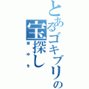 とあるゴキブリの宝探し（家中を）