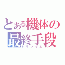 とある機体の最終手段（トランザム）