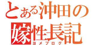 とある沖田の嫁性長記（ヨメブログ）