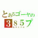 とあるゴーヤの３８５プロ（みやこプロ）