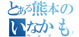 とある熊本のいなかもの（ベンツ）