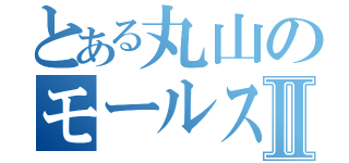 とある丸山のモールス信号Ⅱ（）