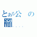 とある公園の溜鳥俠（ｆｕｃｋ）