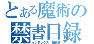 とある魔術の禁書目録（インデックス　新約編）