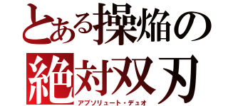 とある操焔の絶対双刃（アブソリュート・デュオ）