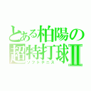 とある柏陽の超特打球Ⅱ（ソフトテニス）