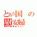 とある国の慰安婦（娼婦だろ！）