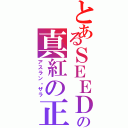 とあるＳＥＥＤの真紅の正義（アスラン・ザラ）