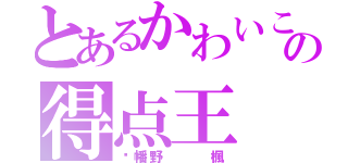 とあるかわいこの得点王（幡野   楓）