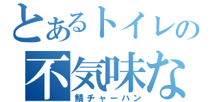 とあるトイレの不気味な羽根（鯖チャーハン）