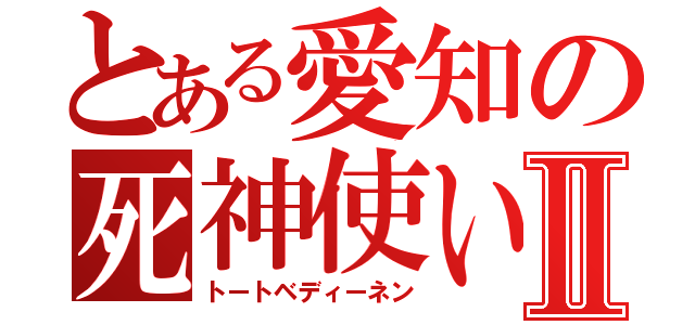 とある愛知の死神使いⅡ（トートベディーネン）