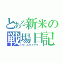 とある新米の戦場日記（バトルダイアリー）