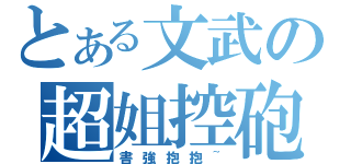 とある文武の超姐控砲（書強抱抱~）