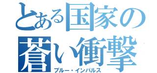 とある国家の蒼い衝撃（ブルー・インパルス）