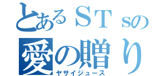 とあるＳＴｓの愛の贈り物（ヤサイジュース）