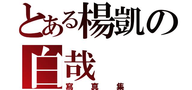 とある楊凱の白哉（寫真集）