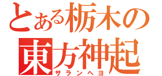 とある栃木の東方神起オタ（サランヘヨ）