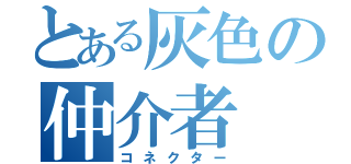 とある灰色の仲介者（コネクター）