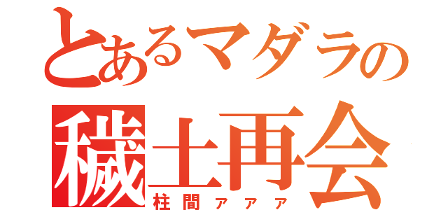 とあるマダラの穢土再会（柱間ァァァ）