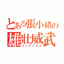 とある張小豬の雄壯威武（インデックス）